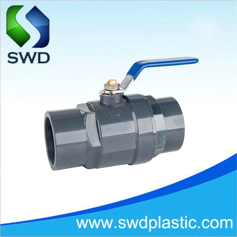 ABS Handle UPVC Two-Piece Ball Valve