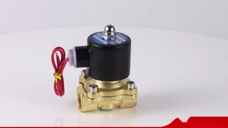 Fabricante de Ningbo, gran oferta, válvula solenoide de agua de acción directa AC24V